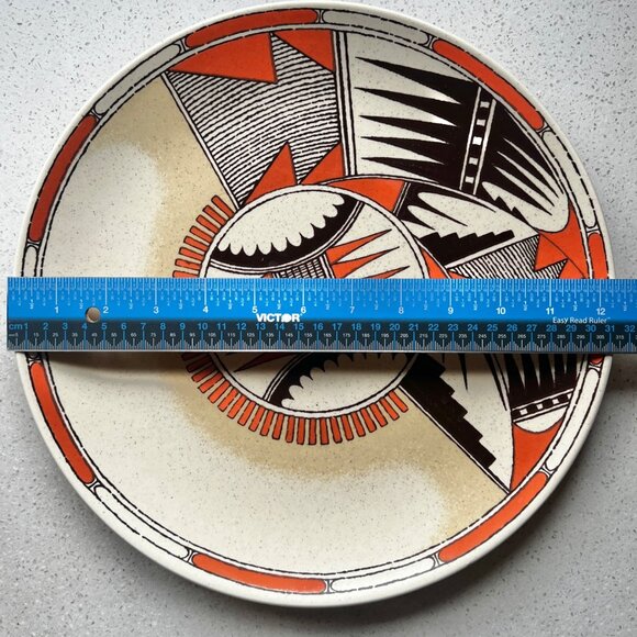 Mikasa Tribute DE856 Chop Plate 12 3/8" D Oven table Dishwasher southwest Design - Picture 2 of 6